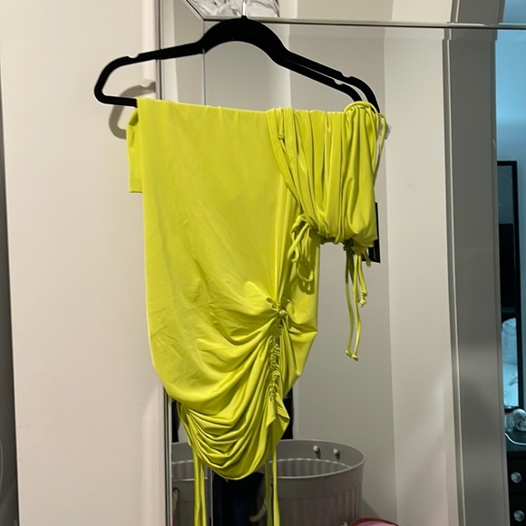 Nwt fashion nova blessings ruched midi skirt set - Picture 2 of 4